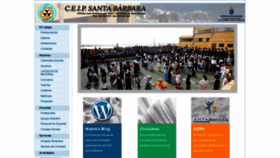 What Ceipsantabarbara.es website looked like in 2020 (4 years ago)