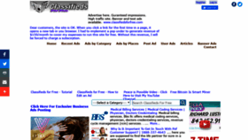 What Classifiedsforfree.net website looked like in 2020 (4 years ago)