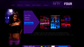 What Club54lounge.com website looked like in 2020 (4 years ago)