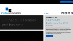 What Crenshawcomm.com website looked like in 2020 (4 years ago)