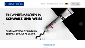What Curaprox.de website looked like in 2020 (4 years ago)