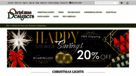 What Christmasdesigners.com website looked like in 2020 (4 years ago)