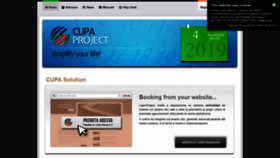 What Cupa-project.it website looked like in 2020 (4 years ago)