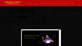 What Childrenchoice.in website looked like in 2020 (4 years ago)