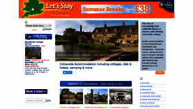 What Cotswolds-stay.co.uk website looked like in 2020 (4 years ago)