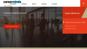 What Careerminds.com website looked like in 2020 (4 years ago)