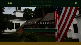 What Coolidgescholars.org website looked like in 2020 (4 years ago)