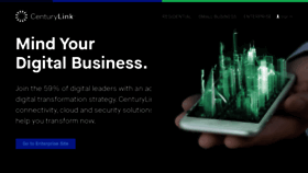 What Centurylink.com website looked like in 2020 (4 years ago)