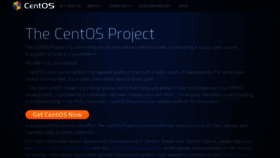 What Centos.org website looked like in 2020 (4 years ago)