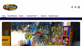 What Creativekids.com website looked like in 2020 (4 years ago)
