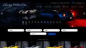 What Chicagomotorcars.com website looked like in 2020 (4 years ago)