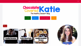 What Chocolatecoveredkatie.com website looked like in 2020 (4 years ago)