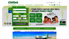 What Citilink.co.id website looked like in 2020 (4 years ago)