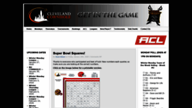 What Clevelandcornhole.com website looked like in 2020 (4 years ago)