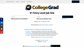 What Collegegrad.com website looked like in 2020 (4 years ago)