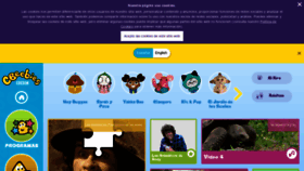 What Cbeebies.co.uk website looked like in 2020 (4 years ago)