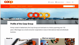 What Coop.ch website looked like in 2020 (4 years ago)