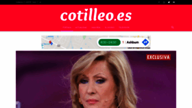 What Cotilleo.es website looked like in 2020 (4 years ago)