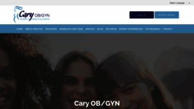 What Caryobgyn.com website looked like in 2020 (4 years ago)