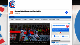 What Calciocatania.com website looked like in 2020 (4 years ago)