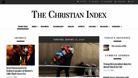What Christianindex.org website looked like in 2020 (4 years ago)