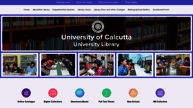 What Culibrary.ac.in website looked like in 2020 (4 years ago)