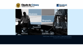 What Claudedecrissey.com website looked like in 2020 (4 years ago)