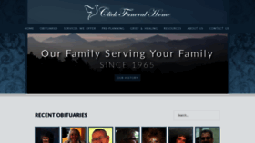 What Clickfuneralhome.com website looked like in 2020 (4 years ago)