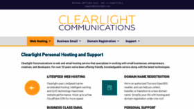 What Clearlight.com website looked like in 2020 (4 years ago)