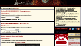 What Capitolfax.com website looked like in 2020 (4 years ago)