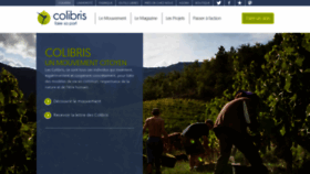 What Colibris-lemouvement.org website looked like in 2020 (4 years ago)