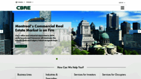 What Cbre.ca website looked like in 2020 (4 years ago)