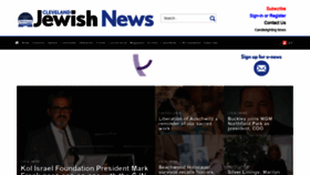 What Clevelandjewishnews.com website looked like in 2020 (4 years ago)