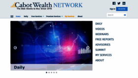 What Cabotwealth.com website looked like in 2020 (4 years ago)