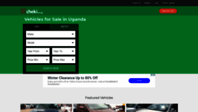 What Cheki.co.ug website looked like in 2020 (4 years ago)