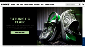 What Crocs.ca website looked like in 2020 (4 years ago)