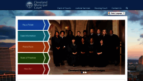 What Clevelandmunicipalcourt.org website looked like in 2020 (4 years ago)