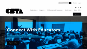 What Csteachers.org website looked like in 2020 (4 years ago)