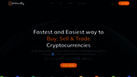 What Coinlocally.com website looked like in 2020 (4 years ago)