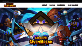 What Cookierun.com website looked like in 2020 (4 years ago)