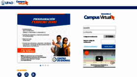 What Campusvirtual.upao.edu.pe website looked like in 2020 (4 years ago)