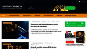 What Criptotendencia.com website looked like in 2020 (4 years ago)