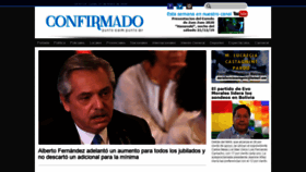 What Confirmado.com.ar website looked like in 2020 (4 years ago)