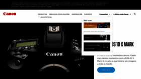 What Canon.pt website looked like in 2020 (4 years ago)