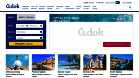 What Cedok.cz website looked like in 2020 (4 years ago)