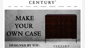 What Centuryfurniture.com website looked like in 2020 (4 years ago)