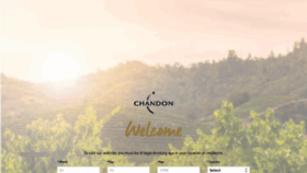What Chandon.com website looked like in 2020 (4 years ago)