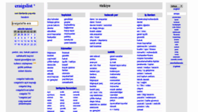 What Craigslist.com.tr website looked like in 2020 (4 years ago)