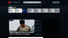 What Ceroacero.es website looked like in 2020 (4 years ago)