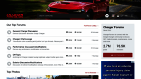 What Chargerforums.com website looked like in 2020 (4 years ago)